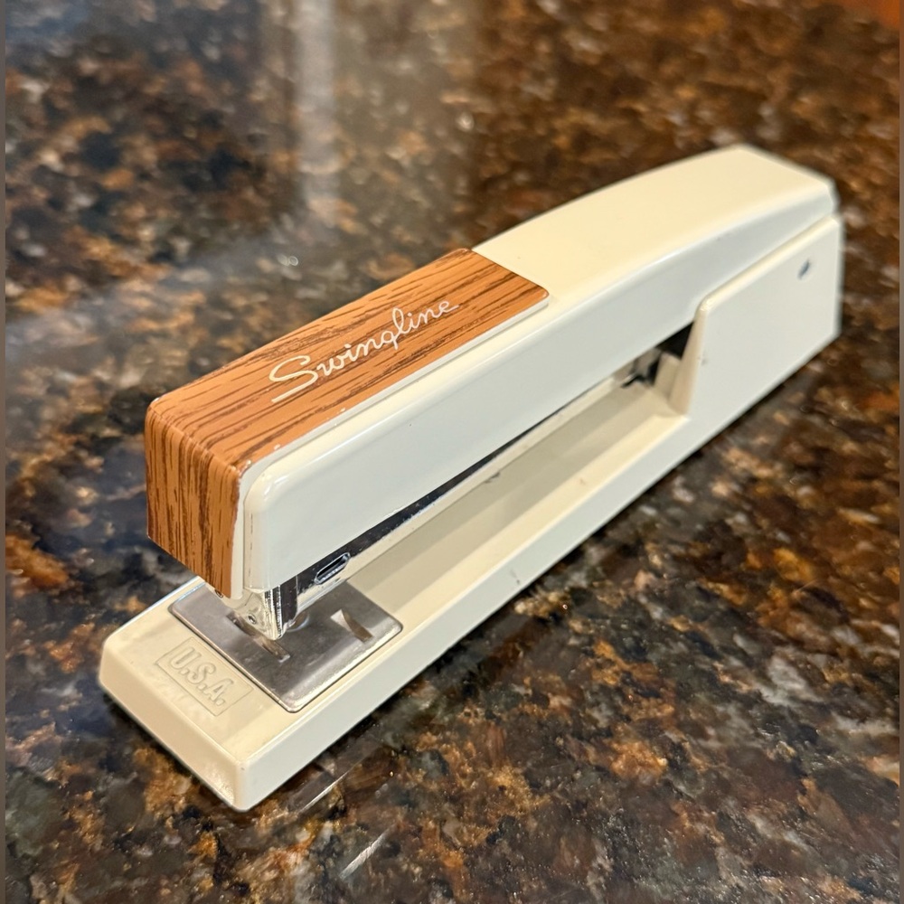 Vintage Swingline Woodgrain Stapler
